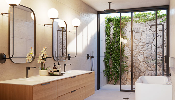 2SHORES Luxury Villas : Bathroom